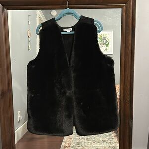 Faux Fur plus size vest